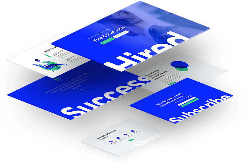 Capas de páginas web representando una estrategia digital con inteligencia artificial